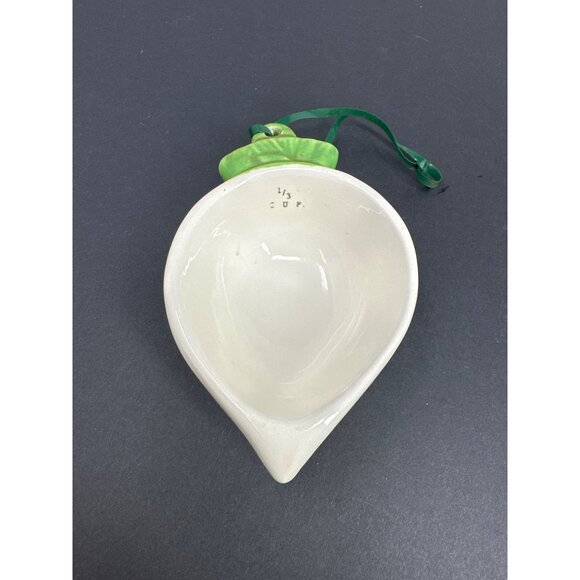 Vintage Avon Turnip 1/3 Cup Ceramic Measuring Cup Replacement Piece Kitchen Deco - Picture 2 of 5